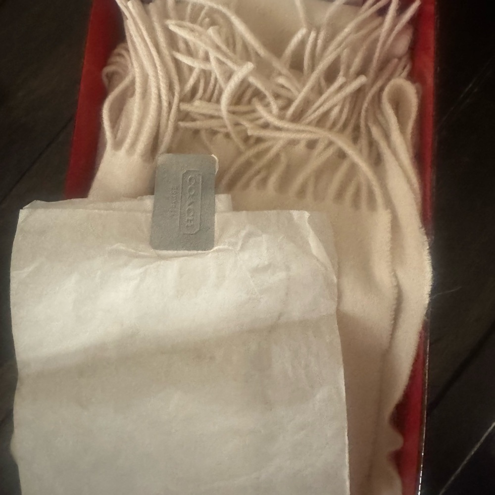 Coach Cashmere Scarf - Picture 5 of 5